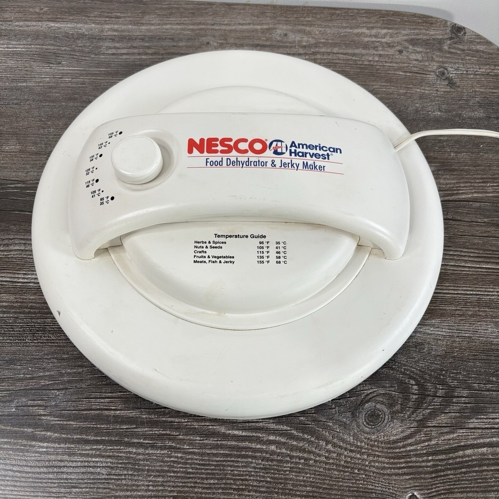 NESCO American Harvest Food Dehydrator & Jerky Maker motor/LID Only